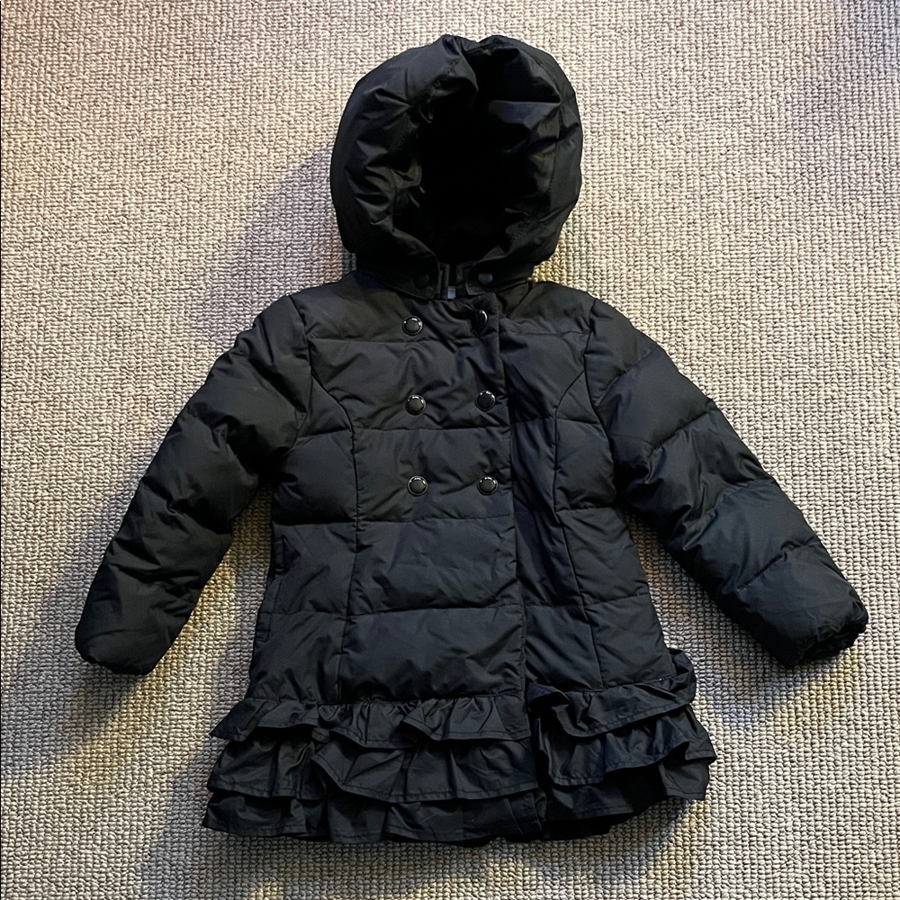 Gymboree Kids Black Puffer Jacket with Hood